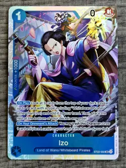 One Piece - Ace & Newgate ST22-002 - Izo - Super Rare - NM - Image 1