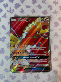 Ho-Oh GX - 131/147 - Burning Shadows - Pokemon TCG Card NM Full Art Ultra Rare - Image 2