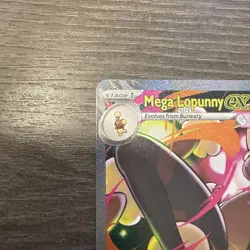 Mega Lopunny EX 128/094 Me02: Phantasmal Flames Holo Pokemon Card NM EN - Image 5