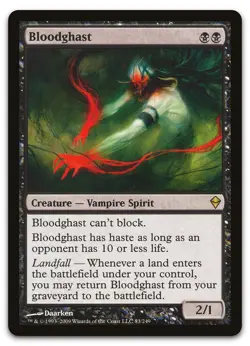 Bloodghast #83 (NM) Zendikar ZEN Magic MTG - Image 1