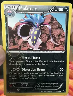 Malamar Reverse Holo 76/146 XY Base NM Fast Secure Ship Pokemon - Image 1