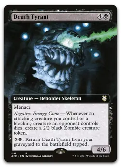 Death Tyrant (Extended Art) #292 (NM) Forgotten Realms AFC Magic MTG - Image 1