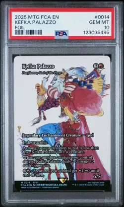 Magic MTG Kefka Palazzo #0014 Foil *GEM MINT PSA 10* Final Fantasy - Image 1