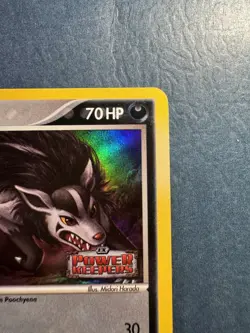 Pokemon TCG Mightyena 18/101 Power Keepers Reverse Holo Stamped - Image 5