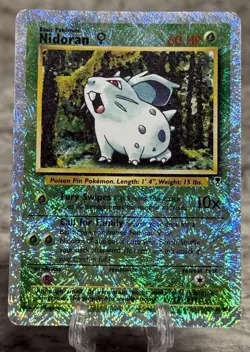 Pokemon Nidoran F 82/110 Legendary Collection Reverse Holo Common English HP - Image 1