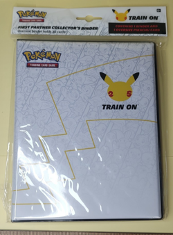 New Pokemon TCG 25th Anniversary First Partner's Collector's Binder Oversized - Image 1