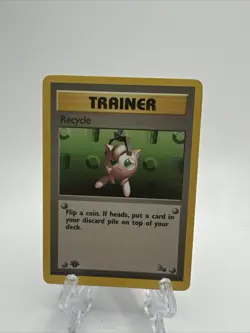 Fossil #61/62 Recycle Pokemon 1st Edition - Image 1