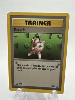 Fossil #61/62 Recycle Pokemon 1st Edition - Image 2