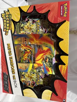 Pokemon Mega EMBOAR EX Box Mega Evolution Ascended Heroes TCG Factory Sealed - Image 1