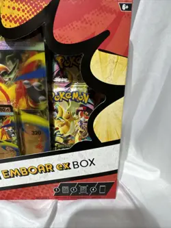 Pokemon Mega EMBOAR EX Box Mega Evolution Ascended Heroes TCG Factory Sealed - Image 5
