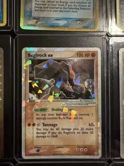 Pokemon TCG Regirock ex 98/101 Hidden Legends Holo Ultra Rare English 2004 - Image 1