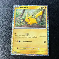 Pikachu 002/015 Holo Promo McDonald's Promos 2024 Pokemon Holo Near Mint - Image 1