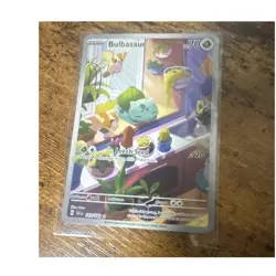 Pokemon TCG Bulbasaur 143/142 Sv07 Stellar Crown IR Holo Full Art English - Image 1