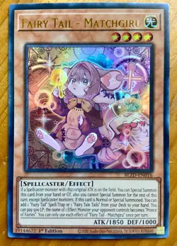 Yu-Gi-Oh! Fairy Tail - Matchgiru BLZD-EN016 Blazing Dominion 1st Edition NM UR - Image 1