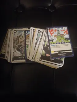 One Piece Cards (BLACK) Bulk Lot TCG Near Mint ENGLISH OP-04 & OP-03 (50 Cards) - Image 1