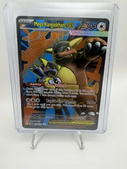 Mega Kangaskhan EX 164/132 Secret Rare Full Art Pokemon Card NM - Image 1