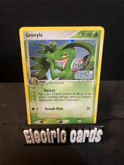 Grovyle 32/100 EX Crystal Guardians Pokemon Card Reverse Holo Stamped Rare - Image 1
