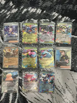 Pokemon Holo EX Card Lot of 11, English (As Pictured), SV, ME, NM, Unplayed - Image 1