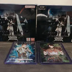 NEW ENGLISH Union Arena UE17BT: Solo Leveling Booster Box Display +bonus Card. - Image 1