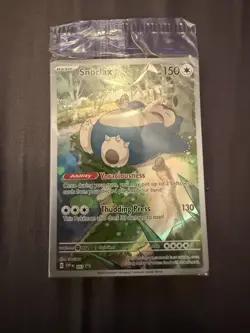 Snorlax Promo Scarlet & Violet Promo Card 051 NM Condition (Sealed) - Image 1
