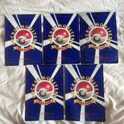 Used Pokemon Card CoroCoro Comics Special Jumbo Card Japanese Old Back - Image 3