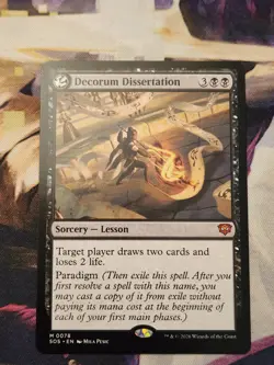 MTG Decorum Dissertation - Secrets Of Strixhaven NM - Image 1