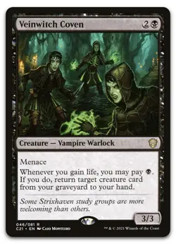 Veinwitch Coven #46 (NM) Commander 2021 C21 Magic MTG - Image 1