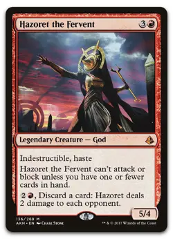 Hazoret the Fervent #136 (NM) Amonkhet AKH Magic MTG - Image 1