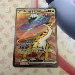 Raging Bolt ex 196/162 Ultra Rare Temporal Forces Pokemon NM/M - Image 1