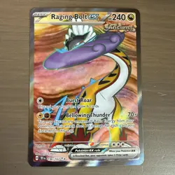 Raging Bolt ex 196/162 Ultra Rare Temporal Forces Pokemon NM/M - Image 1