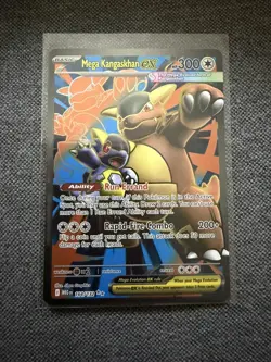 Mega Kangaskhan ex 164/132 Ultra Rare Mega Evolution Pokemon Near Mint - Image 1