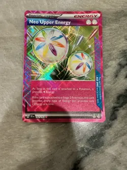 Neo Upper Energy- Ace SPEC Rare Holo SV05 (162/162) - Temporal Forces (Pokemon) - Image 1