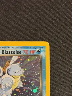 Dark Blastoise 3/82 Team Rocket Holo Rare Unlimited English 2000 LP+ EDGE SWIRL - Image 3