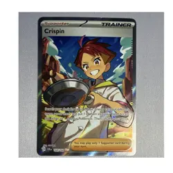 Pokemon Crispin 164/142 SV07 Stellar Crown Ultra Rare Full Art Holo Trainer - Image 1