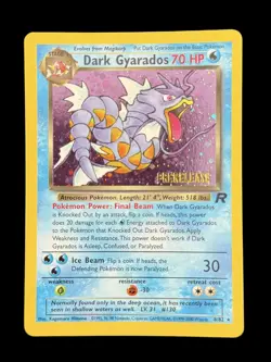 Pokemon TCG Dark Gyarados 8/82 Prerelease Team Rocket Set NM/Mint WOTC Vintage - Image 1