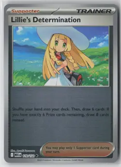 Lillie's Determination 119/132 Uncommon Mega Evolution Reverse Holo LP - Image 1