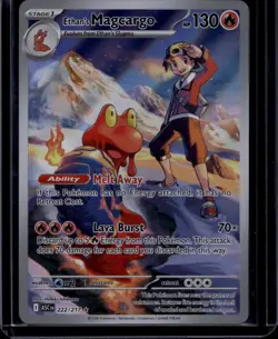 Ethan's Magcargo 222/217 Illustration Rare Ascended Heroes Pokemon NM A461 - Image 1
