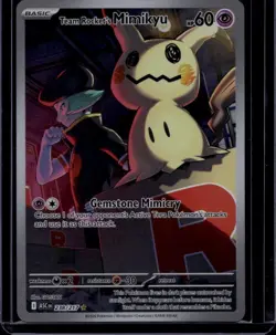Team Rocket's Mimikyu 238/217 Illustration Rare Ascended Heroes Pokemon NM A523 - Image 1