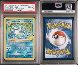PSA10 2021 Pokemon Celebrations BLASTOISE - Holo Classic Collection - Image 1
