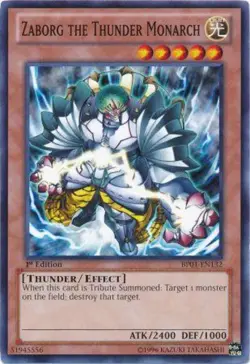 Zaborg the Thunder Monarch - BP01-EN132 - Common - 1st Edition NM Yugioh Battle 412897559439 - Image 1