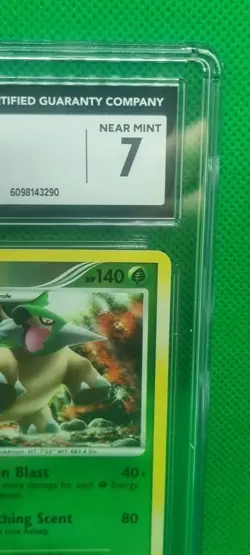 CGC 7 2009 Pokemon TCG Platinum, #39/127 Torterra, Reverse Holo Rare Near Mint - Image 4