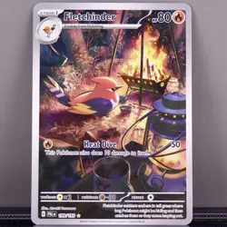 Pokemon Fletchinder 199/193 Paldea Evolved Illustration Rare NM 2023 SV - Image 1