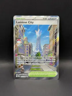 Lumiose City 111/088 FULL ART ULTRA RARE HOLO Perfect Order Pokemon English Me03 - Image 1