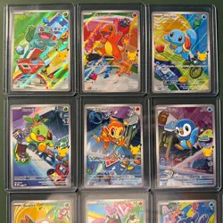 Pokemon 2026 First Partner Series 1 llustration Collection Full Set of 9 Promo - Image 2