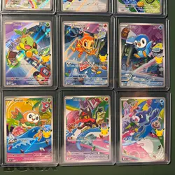 Pokemon 2026 First Partner Series 1 llustration Collection Full Set of 9 Promo - Image 3