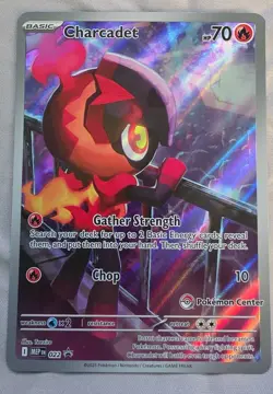 Charcadet 022 Me: Mega Evolution Promo Holo Pokemon Center - Image 1