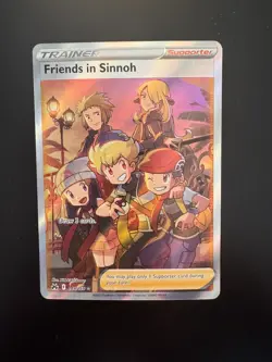 Pokemon TCG - Friends in Sinnoh (Full Art) Ultra Rare Crown Zenith 149/159 - Image 1