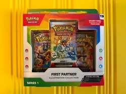 Pokemon TCG First Partner Illustration Collection Series 1 Box Sealed 2026 - Image 1
