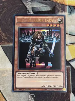 Yugioh! D.D. Warrior Lady - DUSA-EN051 - Ultra Rare - 1st Edition - NM 2201 - Image 1