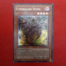 Yugioh Cyberdark Horn CDIP-EN001 1st Edition Ultimate Rare - Image 1